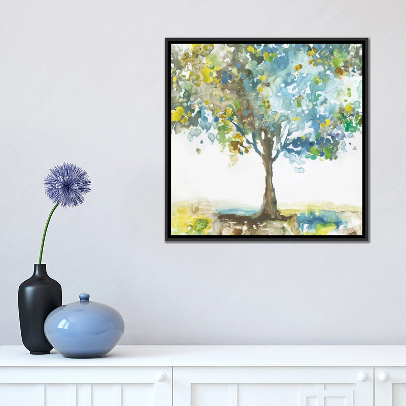 « majestic », reproduction sur toile, H 18 po x l 18 po x P 1,5 po, Toile avec cadre noir, Pas de tapis