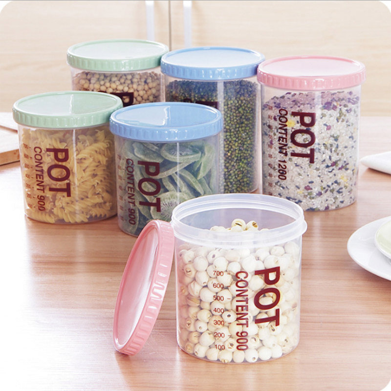 Boîtes de rangement transparentes pour aliments transparents