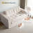 2 Seater Corduroy Couch Sofa Compression Loveseat Sofa Upholstered Floor Sofa-117243852