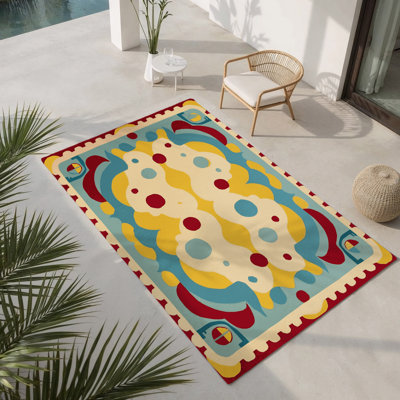 Tapis intérieur et extérieur Funky Curl