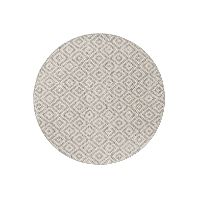 Tapis d'extérieur Jill Zarin Costa Rica, Rond 4 pi 1 po