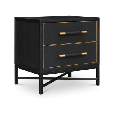 Table de chevet Mako noire