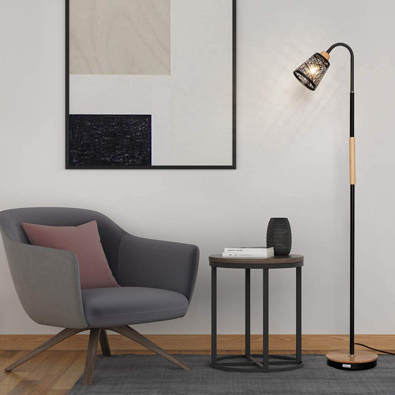 Lampe sur pied arquée 54 po Seho