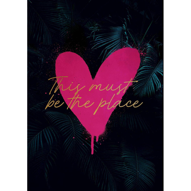 This Must Be The Place - Print on Canvas, Unframed, 50.8cm H x 40.64cm W x 0.2cm D