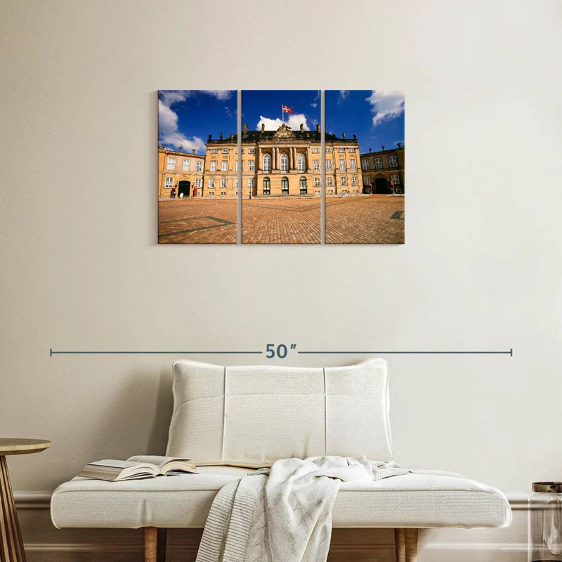Palais d'Amalienborg, H 20 po x l 33 po