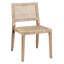 Chaise d'appoint Alani en brun naturel