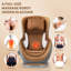 Fauteuil de massage chauffant pour le corps entier en cuir de qualité supérieure avec connectivité Bluetooth-339327333
