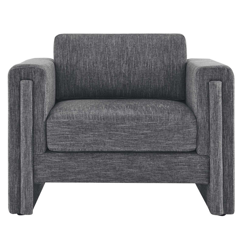 Modway Visible Armchair, Gray Polyester Blend