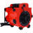 3-Speed Heavy-Duty Floor And Carpet Dryer - Portable Air Mover With 4 Different Angles For Basements, Cars, Or Garages