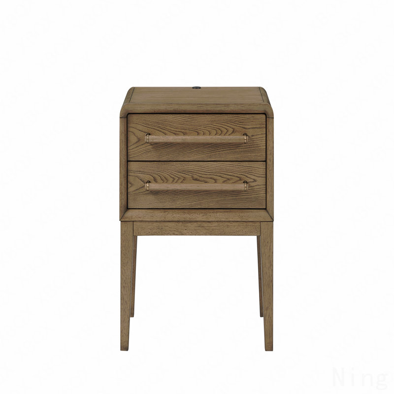Table de chevet de petite taille, Brun