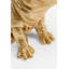 Glass Top Figurine End Table