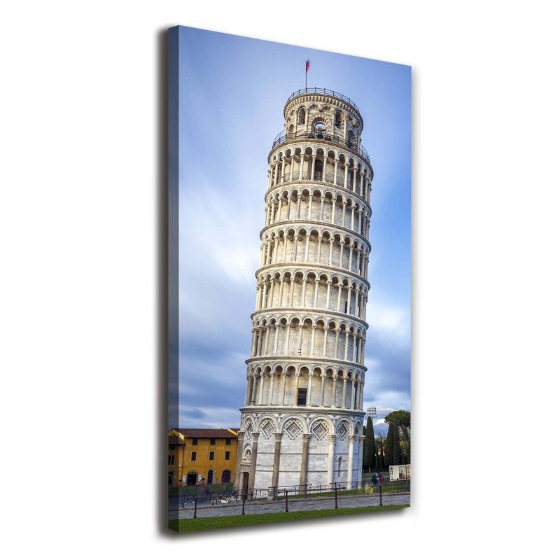 The Leaning Tower Of Pisa - Wrapped Canvas Print