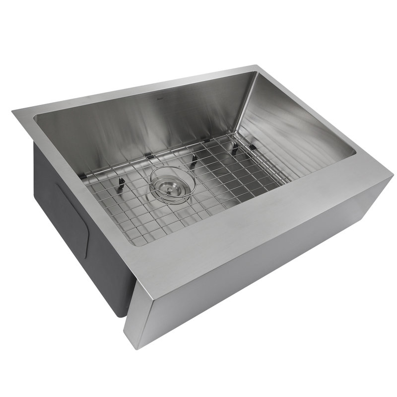 30'' L Stainless Steel Single Basin Kitchen Sink