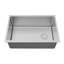 Évier de cuisine à simple cuve en acier inoxydable Karran Fusion encastrable 27 po x 18-1 / 4 po