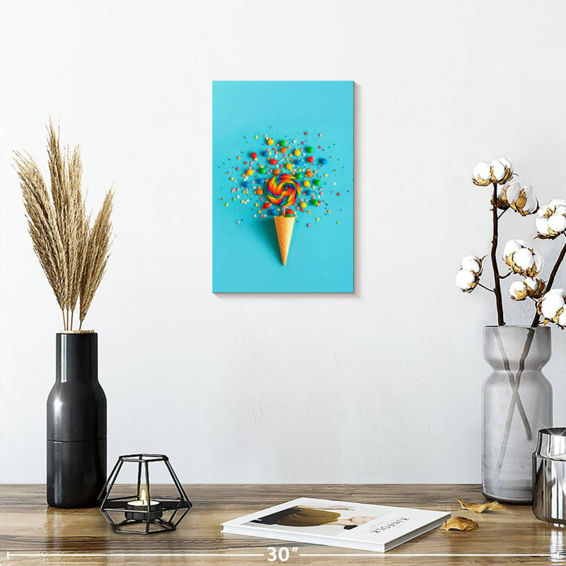 Yarlin Candy Cone, 12" H x 8" W