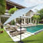 Parasol d'extérieur en métal pour patio-556866298