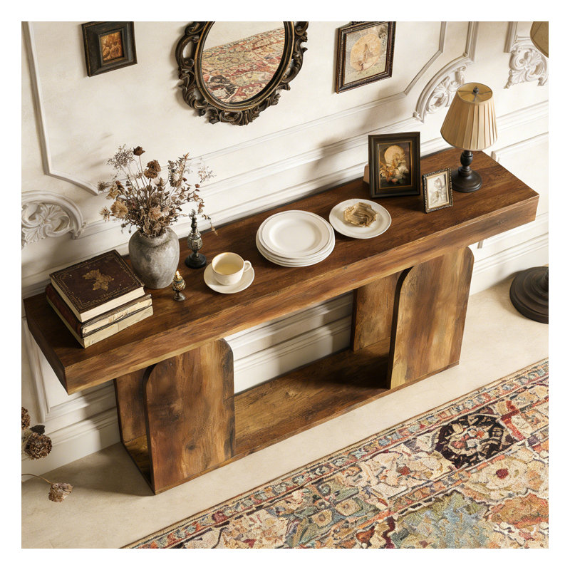 Canapé-lit Rustic Console, Marron foncé