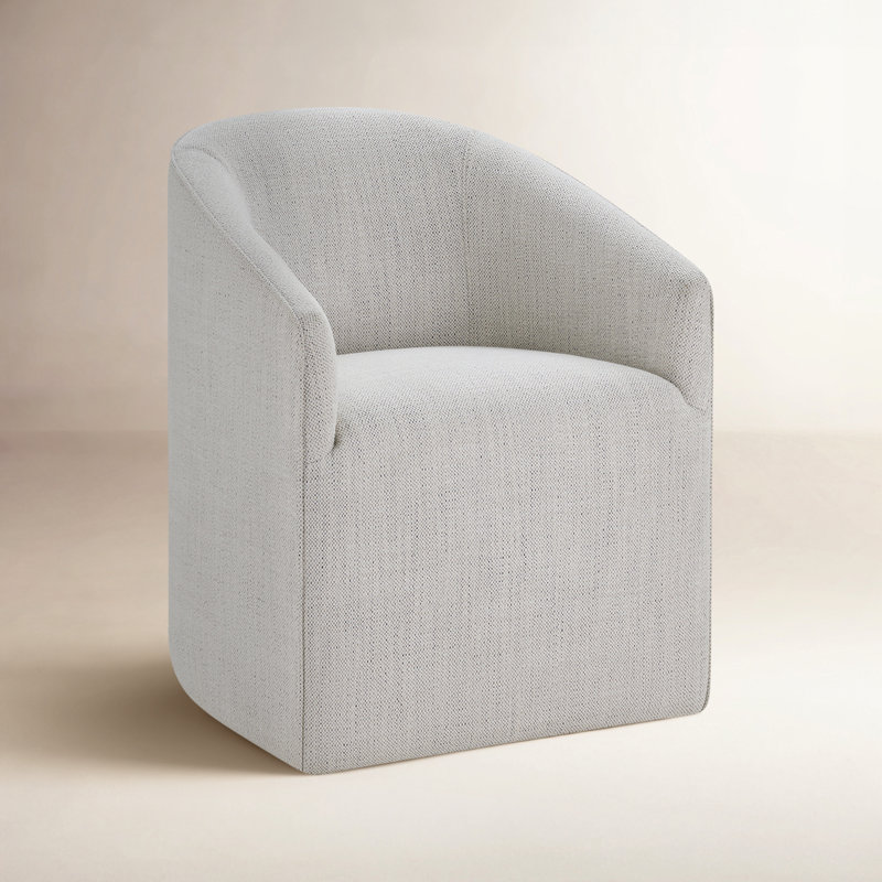 Concorde Caster Dining Chair, Prestige Ivory Basketweave