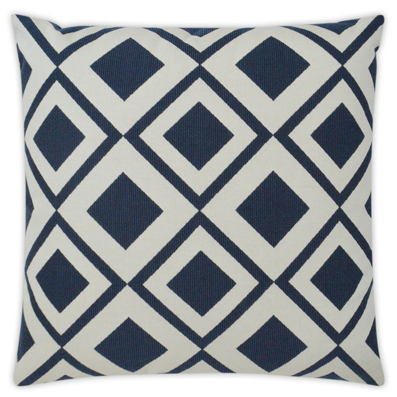Savvy Geometric Sunbrella® Outdoor Throw Pillow