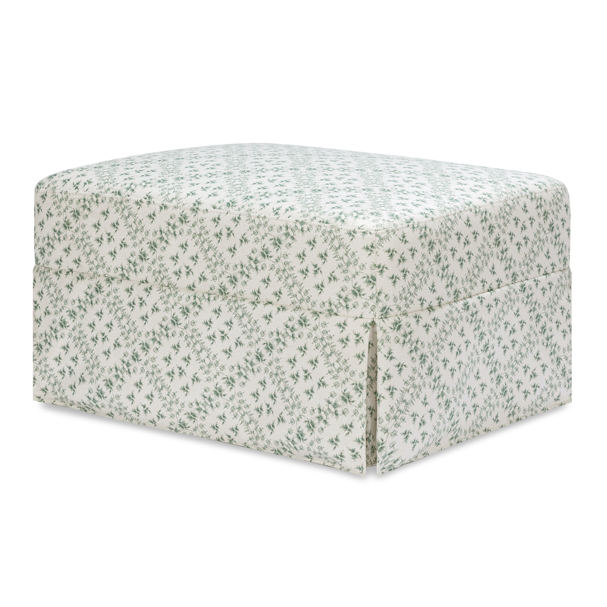 Crawford Upholstered Swivel Glider, Green