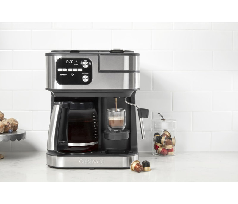 COFFEE CENTER BARISTA BAR 4-IN-1 COFFEEMAKER, Thermal, Silver Thermal, 10 cups