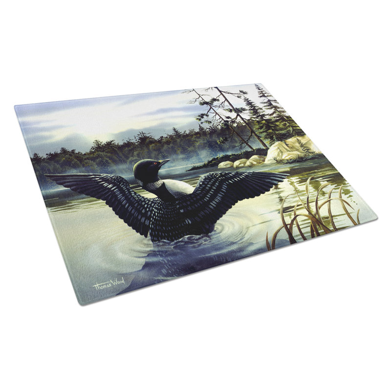 Planche à découper en verre country caroline Loon
