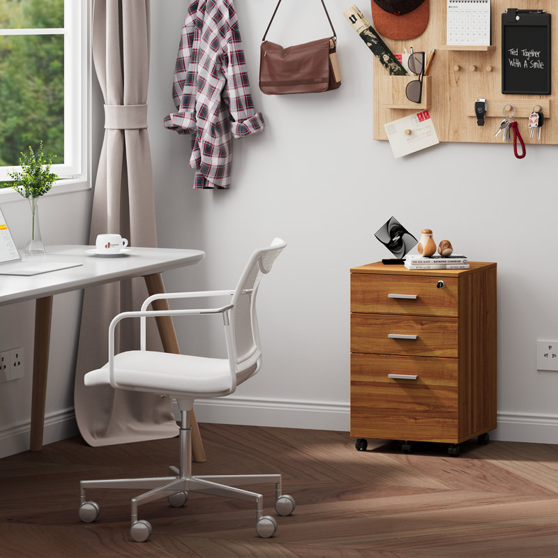 Japha 3 Drawer Storage Drawer, Teak
