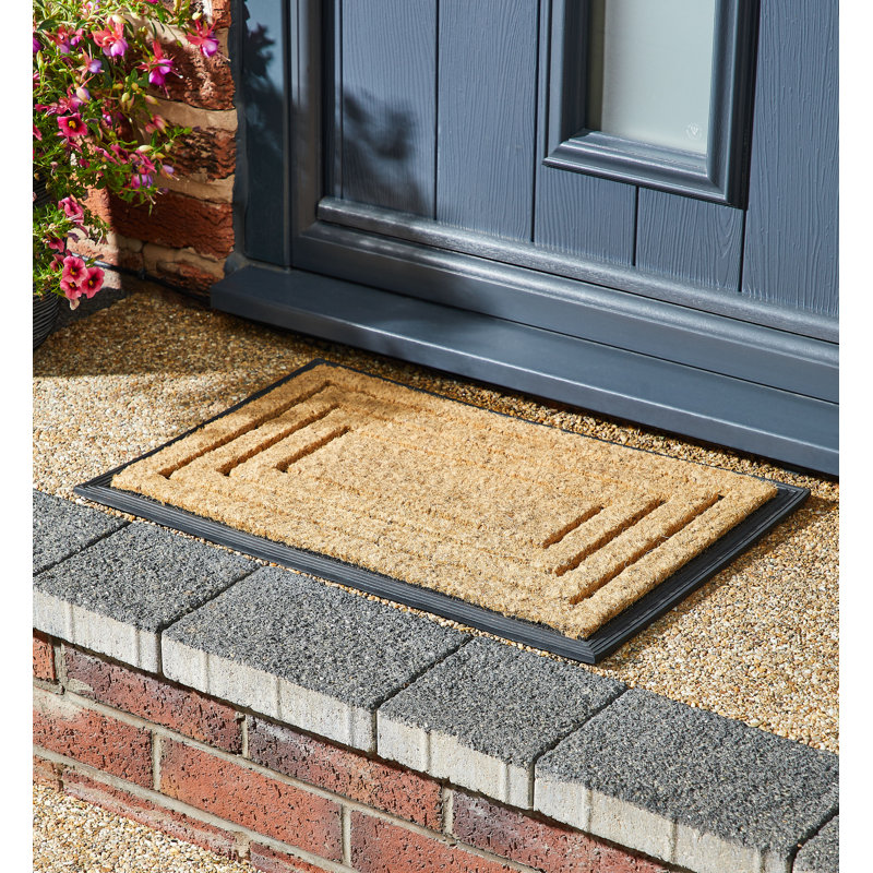 Kerr Non-Slip Outdoor Doormat, Rectangular 40 x 60cm
