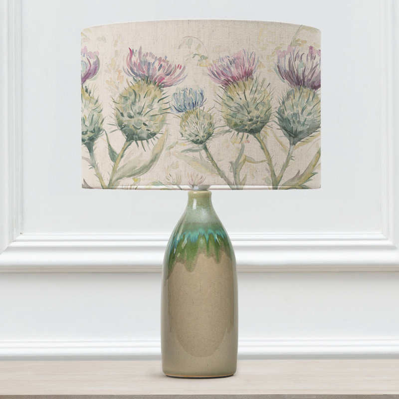 Narvi Jade Table Lamp & Thistle Glen Eva Shade