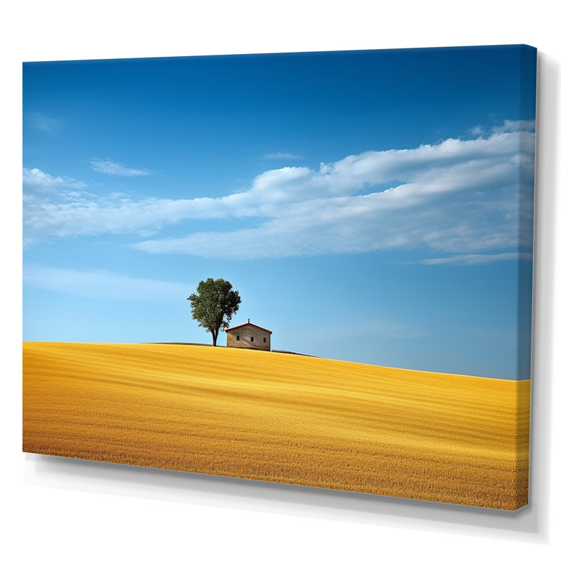 Minimalisme, campagne II, impression sur toile, H 30 po x l 40 po x P 1,5 po, Toile tendue