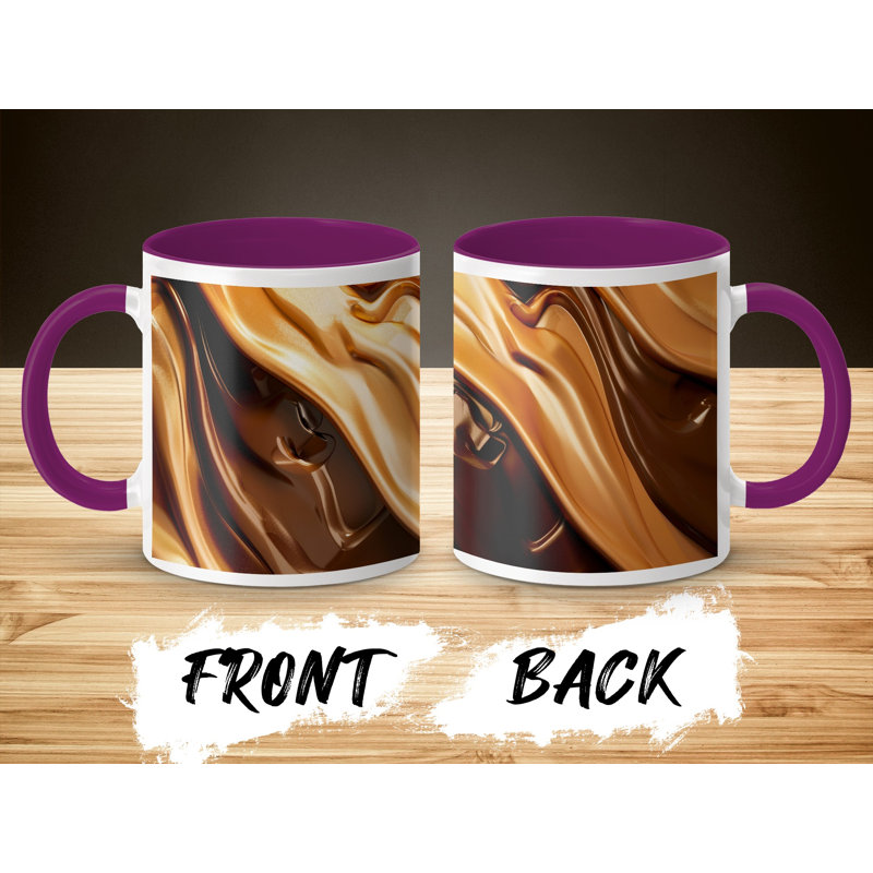 Ceramic Coffee Mug, Purple