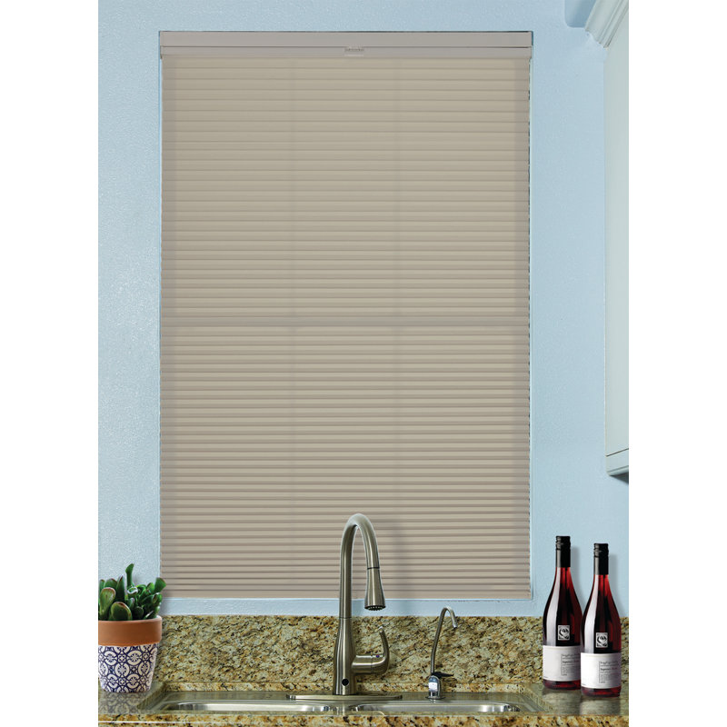 Store alvéolaire semi-transparent sans cordon, 72", 30", Gris