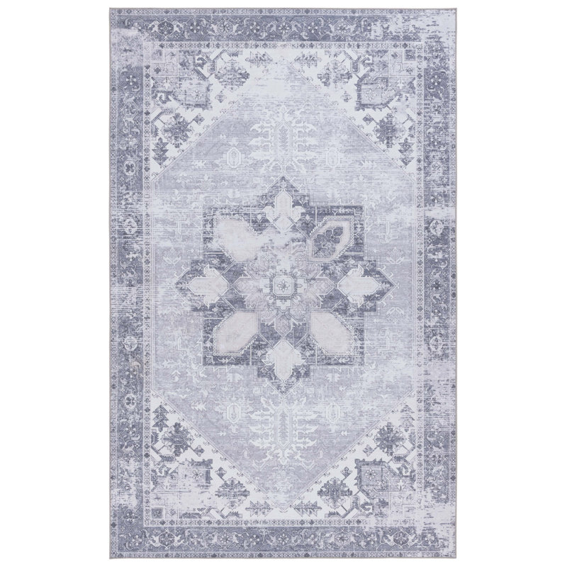 Tapis avec envers antidérapant Abigailrose, Rectangle 8 pi x 10 pi
