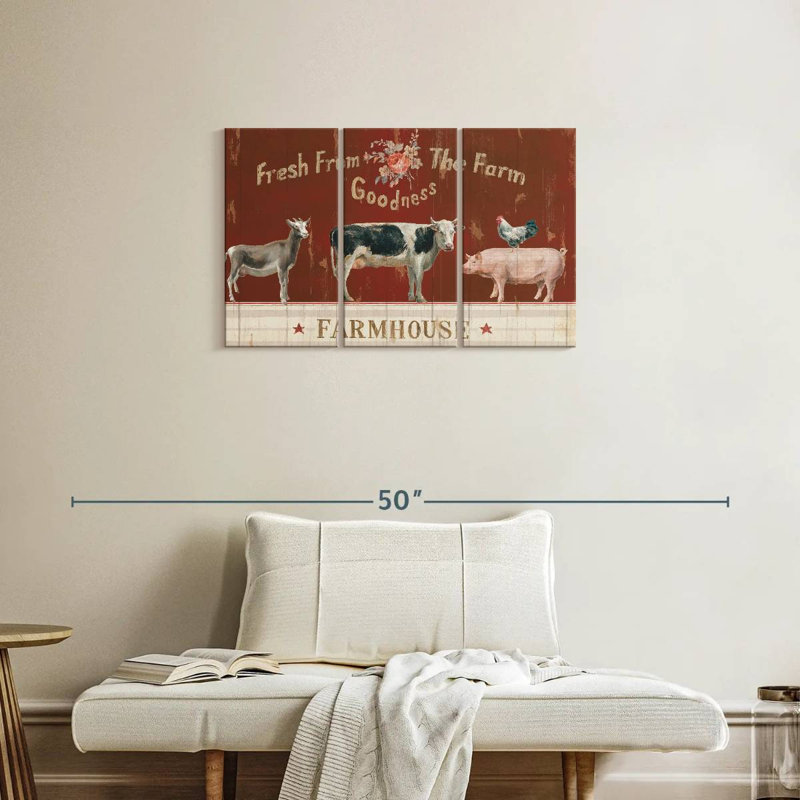Kema Farm Patchwork II Wall Sign, 20" H x 33" W