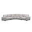 Canapé modulaire inclinable de 126 po Quincy faisant face à la droite-355451222