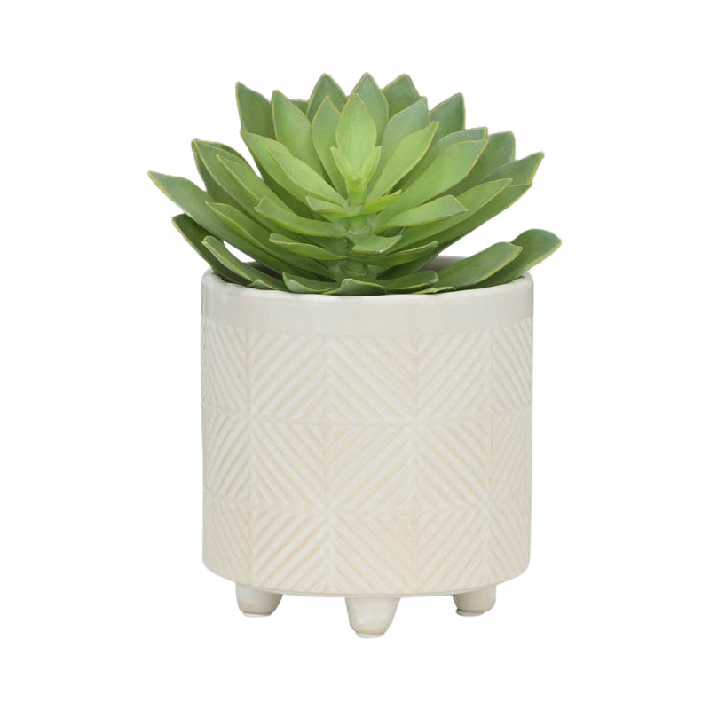 Includes plant rack flower pots, White