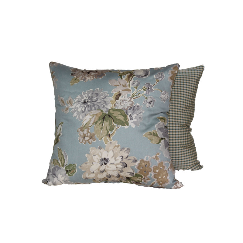 Floral Cotton Blend Reversible, Mist