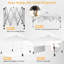 300 X 300 CM Outdoor White Pop Up Canopy Tent W/ 2 Half Sidewalls & Wheeled Bag