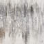 Toile abstraite, art mural encadré gris avec cadre argenté