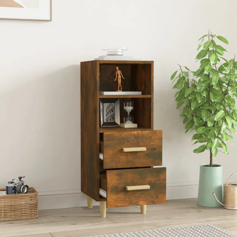 Karesse 34.5 cm W Sideboard, Smoked Oak