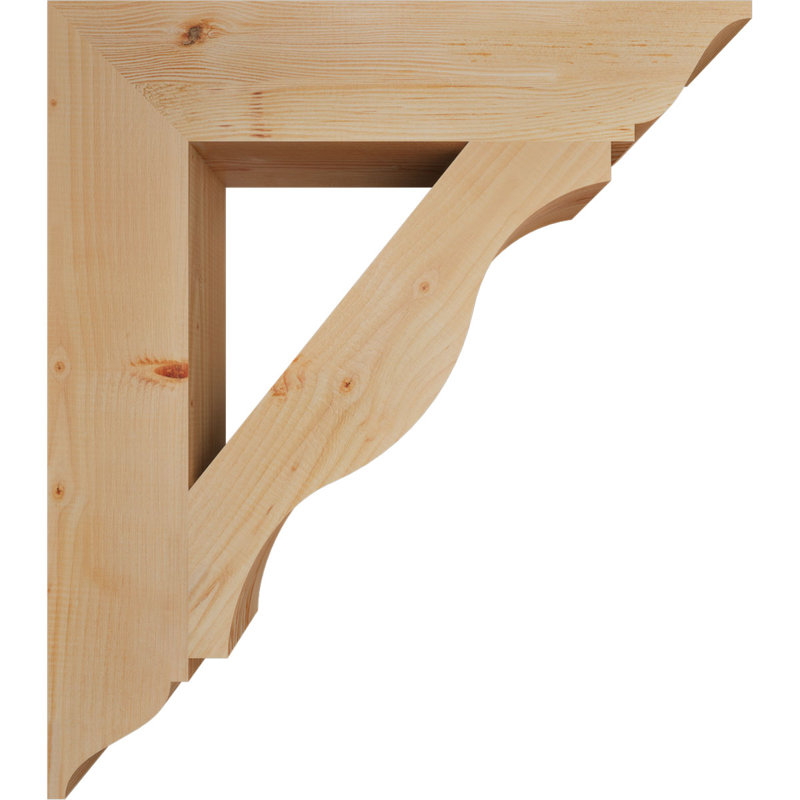 Support traditionnel Funston, H 34 po x l 5,5 po x P 30 po, Douglas, Lisse