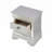 Sleek Silver Champagne Nightstand-1339978536