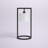 Metal Table Lamp with Glass Drum Shade