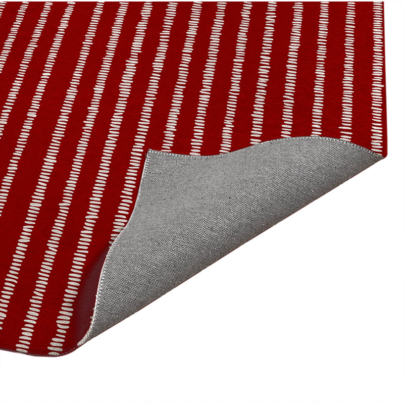 Paillasson Scatter Row, Cranberry Red, 60" W x 36" L