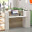 Gradon Rectangle Synthetic Laminate Reception Desk with Filing Cabinet