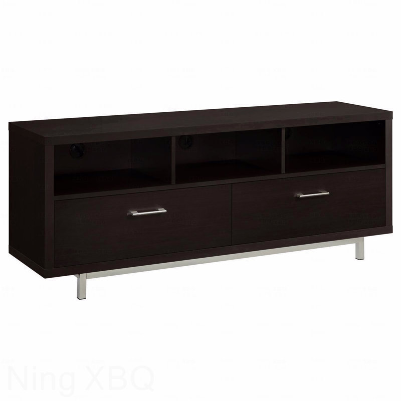 60-" Drawer Storage TV Console, White