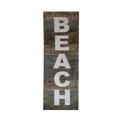 Plaque murale plage