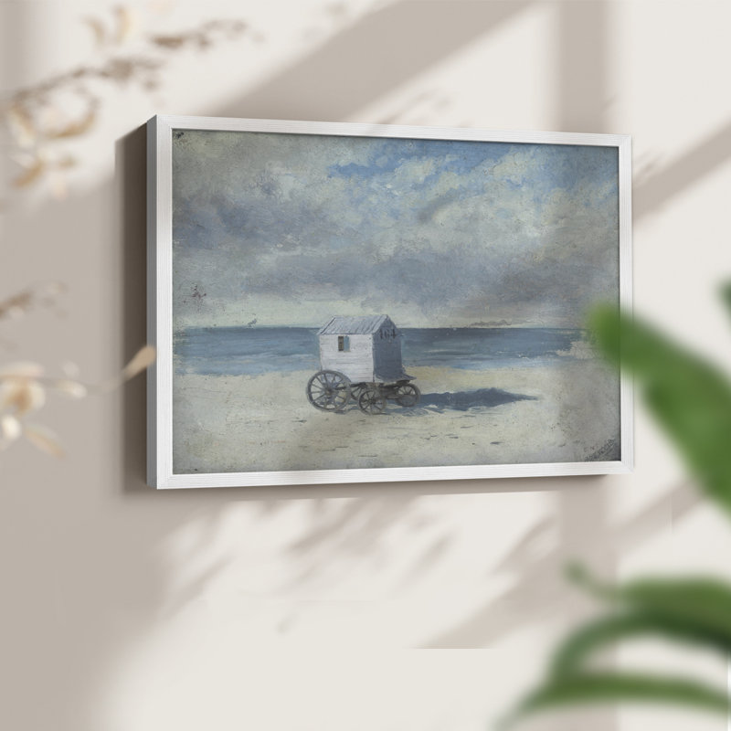 Paysages rétro-CECCXXVII-impression encadrée - réaménageable, H 16 po x l 20 po, Blanc