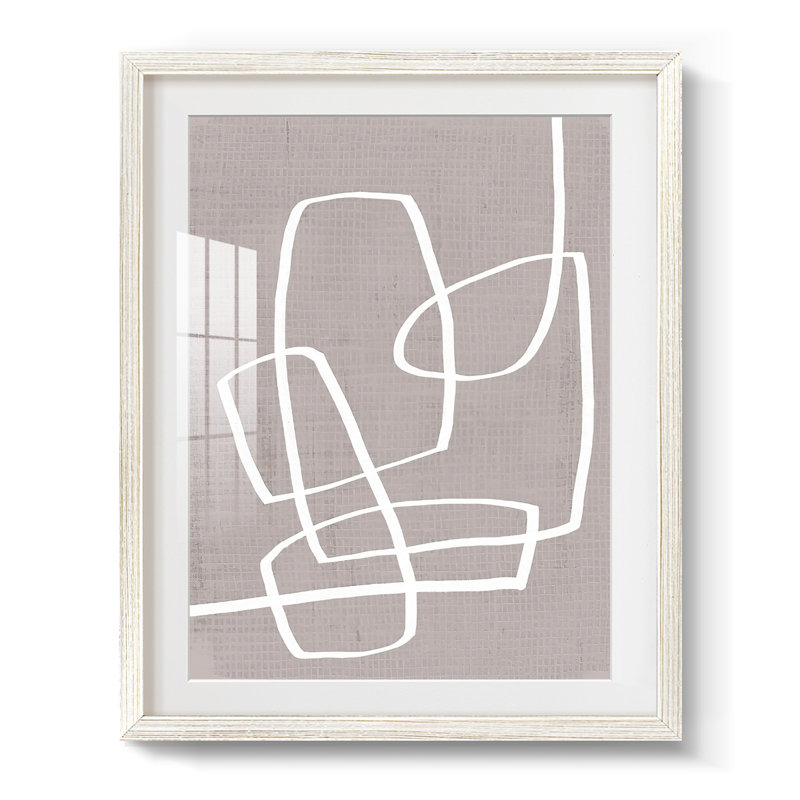 Linen Roundabout II -Framed Print, 28.5'' H x 20.5'' W