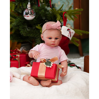 Alba - 22" Reborn Baby Girl Dolls Lifelik Newborn Baby With Realistic Veins